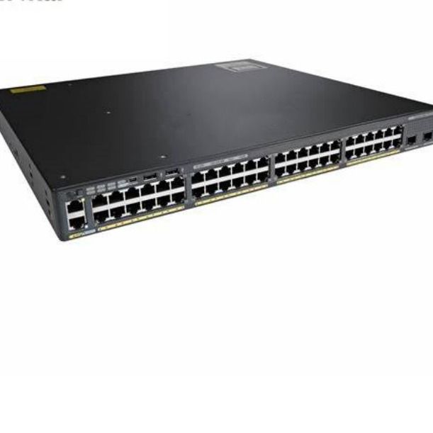 Cisco 2960X-serie 48-poort Gigabit Ethernet PoE 740W 4 x 1G SFP LAN Base Switch WS-C2960X-48FPS-L