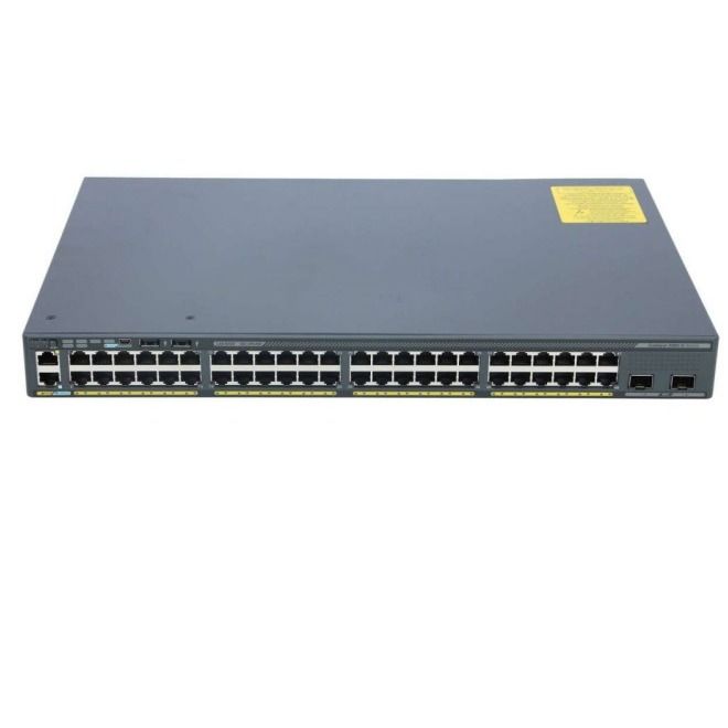 2960X serie 48-poort Gigabit Ethernet + 2 x 10G SFP LAN Lite POE Switch WS-C2960X-48LPD-L
