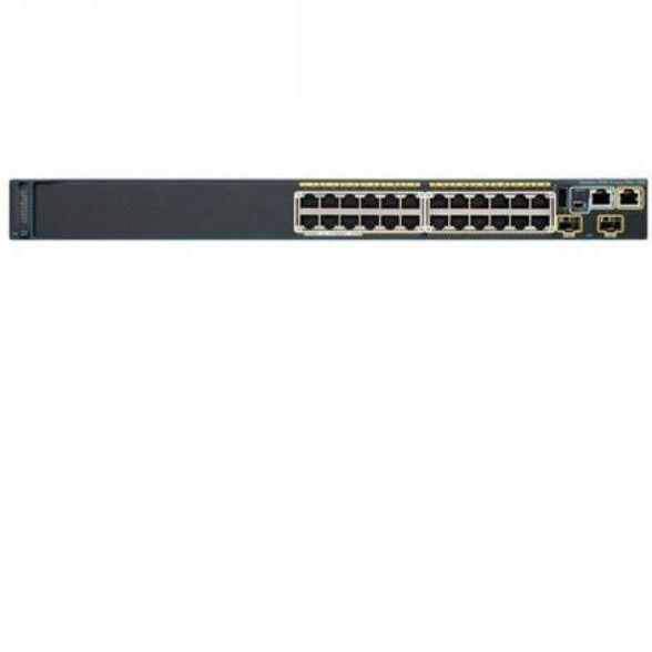 Cisco Catalyst Network Switch 2960X-24PS-L LAN Base Stackable Switch met volledige PoE+ Power