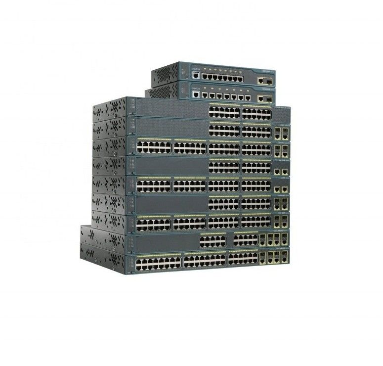 Cisco Catalyst 2960 Plus 48 poort Ethernet Network POE Switch WS-C2960+48PST-L 2 1000Base-T +2 SFP LAN Base