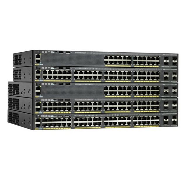 Cisco merk 2960X serie 24-poort Gigabit Ethernet Management Switch WS-C2960X-24TS-LL