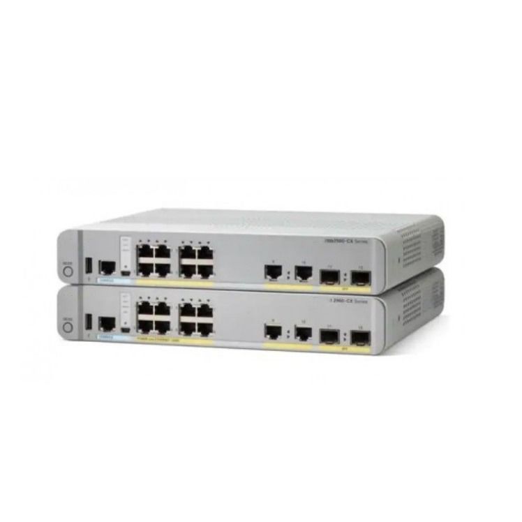 Cisco C2960 serie 8 poorten Gigabit managed network Switch WS-C2960CX-8PC-L