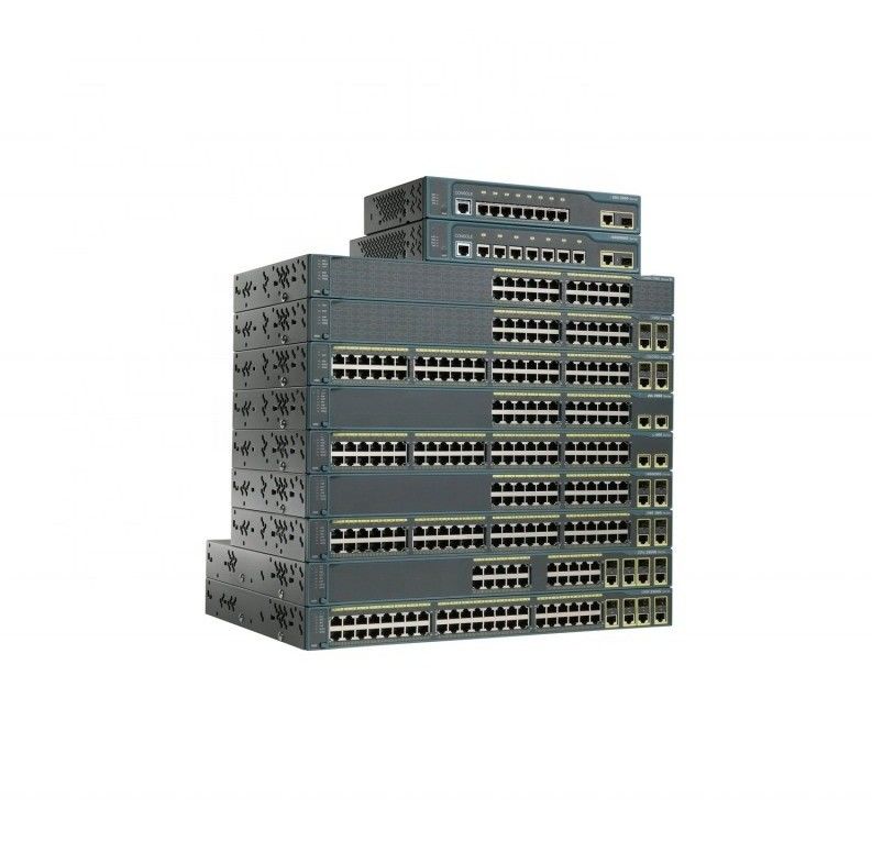 WS-C2960XR-24TS-I Cisco Catalyst laag 2 - 3 stapelbare schakelaar 2960-XR 24 GigE 4 x 1G SFP IP Lite Network Switch