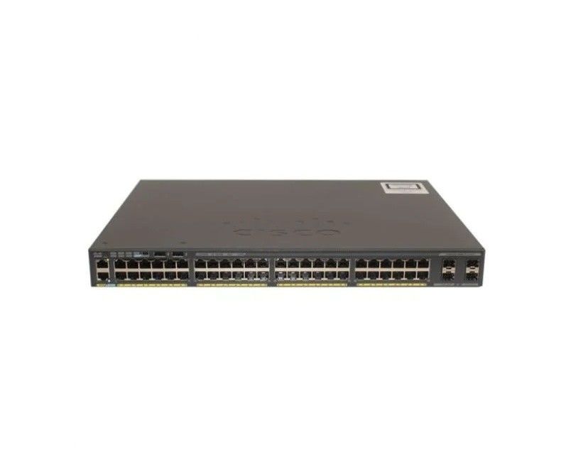 Cisco Catalyst 48-poorts stapelbare switch POE netwerkswitch WS-C2960X-48LPS-L 4 x 1G SFP