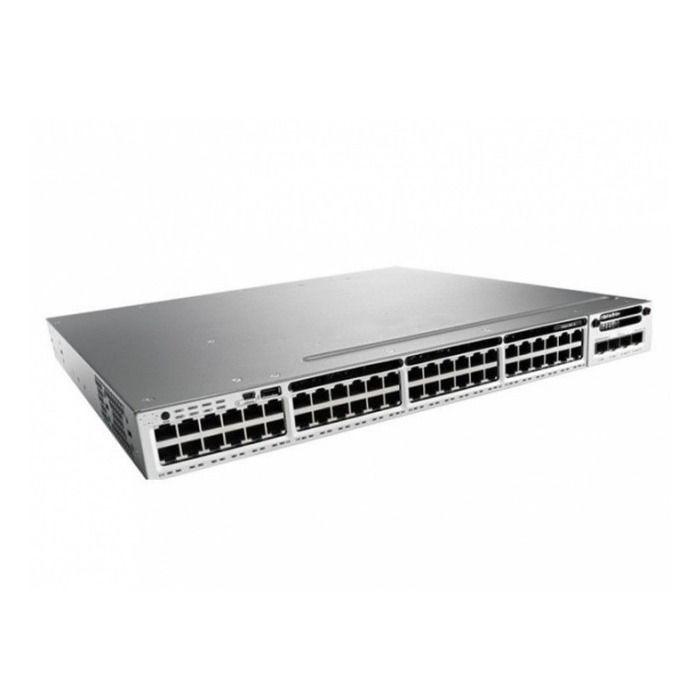 WS-C3850-48T-E Cisco Network Switch 48 Gigabit Ports IP-diensten en industrie Best-in-Class Power Management