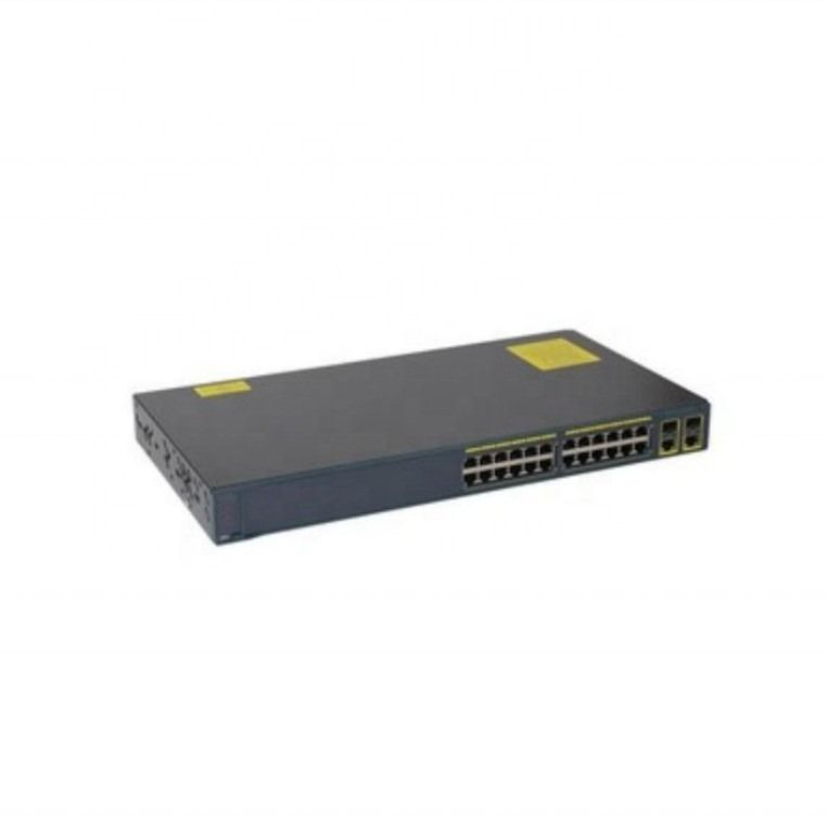 Cisco Original 2960 serie met 24 Ethernet 10/100 PoE-poorten Switch WS-C2960-24PC-S
