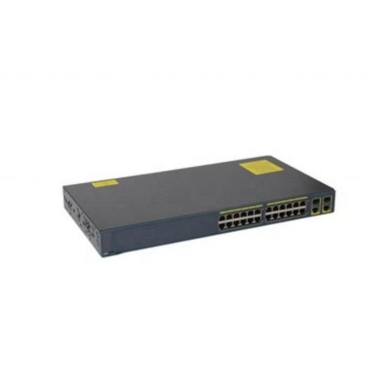 Cisco C2960 serie 24 poorten PoE Gigabit Ethernet 10/100/1000 schakelaar Baru Tersedia WS-C2960S-24PS-L