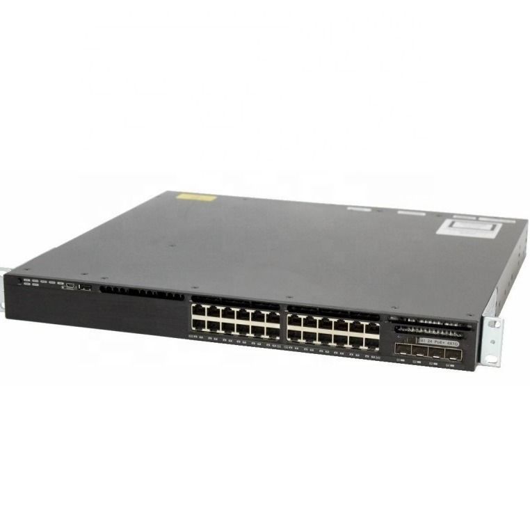 Cisco Catalyst Network Switch WS-C3650-24PS-L 24-Port PoE+ Gigabit voor convergente toegangsnetwerken