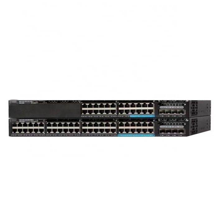 Cisco WS-C3650-48PD-E originele 3650 serie 48 Port Uplink POE IP Services Switch