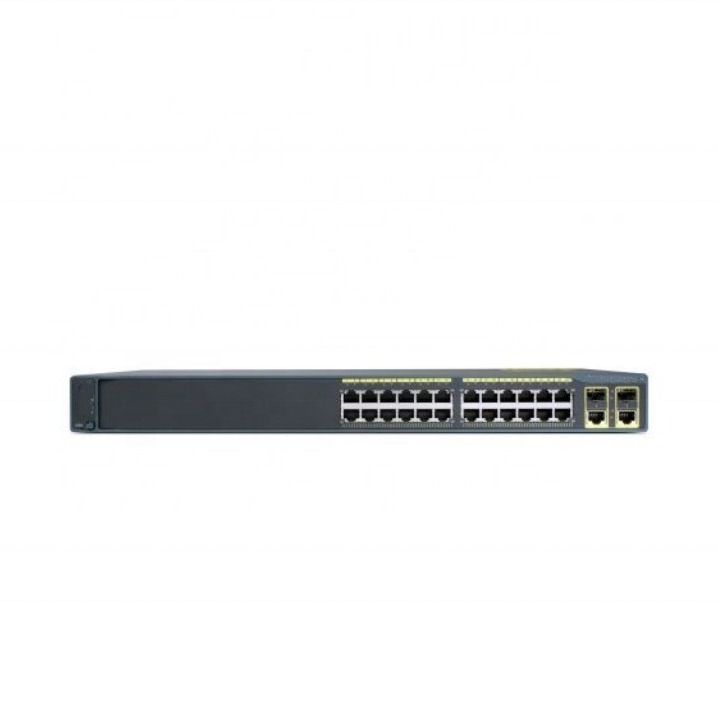 Cisco Netwerk Switch 2960S serie 24 x Ethernet 10/100/1000 poorten Gigabit switch WS-C2960S-24TS-L