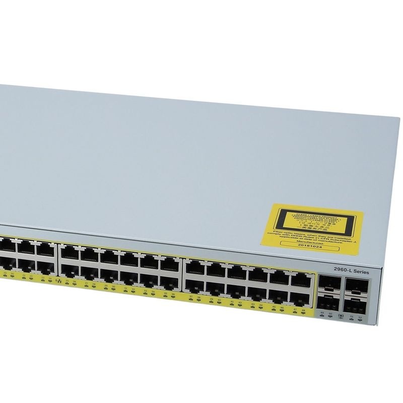Cisco 2960 Series 48-Port Managed PoE Network Switch WS-C2960L-48PS-LL