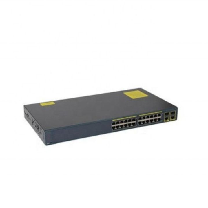 Cisco Network Switch C2960 Series 24 Ports 10/100 T-RJ45 Berhasil Network Switch WS-C2960-24TT-L