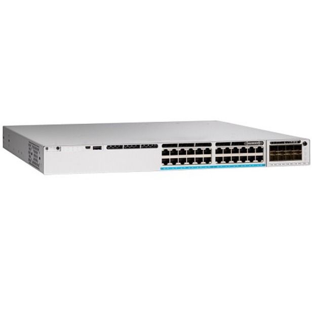 Oorspronkelijke Cisco 9300-serie schakelaars 24 poorten SFP-netwerkschakelaar C9300-24S-A