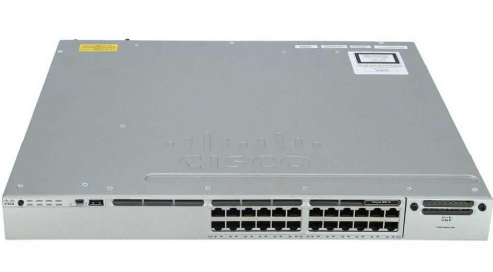 Cisco Catalyst 3850 Series 24-Port Managed Network Ethernet Switch WS-C3850-24T-L