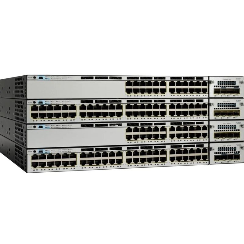 Ciso Catalyst 3850 Series 48 Ports 10G Fiber IP Base Layer 3 Network Switch WS-C3850-48XS-S