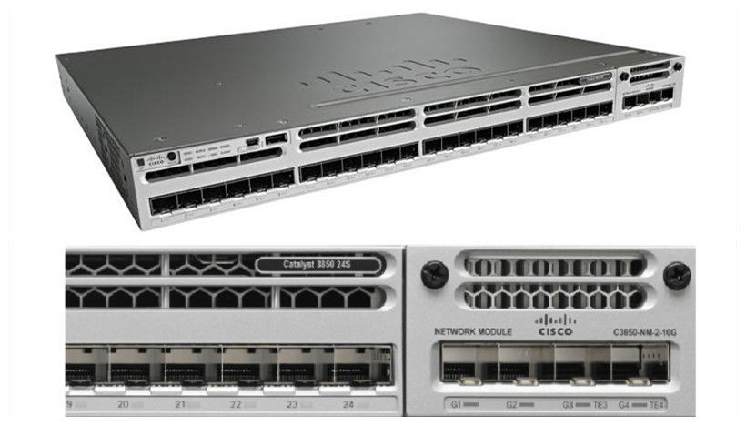 3850 Series 2 X 10GE Network Switch Module C3850-NM-2-10G Biedt 4 glijbanen