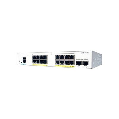 C1000 serie 16 poorten Gigabit Ethernet POE+ Network Switch met 2x 1G SFP uplinks C1000-16P-2G-L