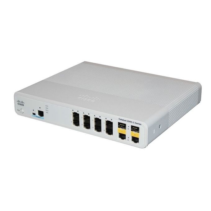 Cisco C2960 Switch 8 Ports Managed Gigabit Switch WS-C2960C-8TC-L 0